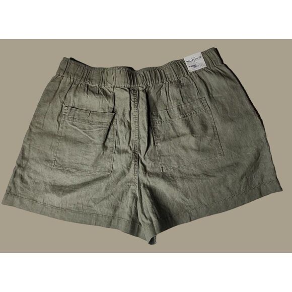 Wallflower Sage Linen Blend Shorty Short Size XL Juniors NWT - Picture 13 of 13